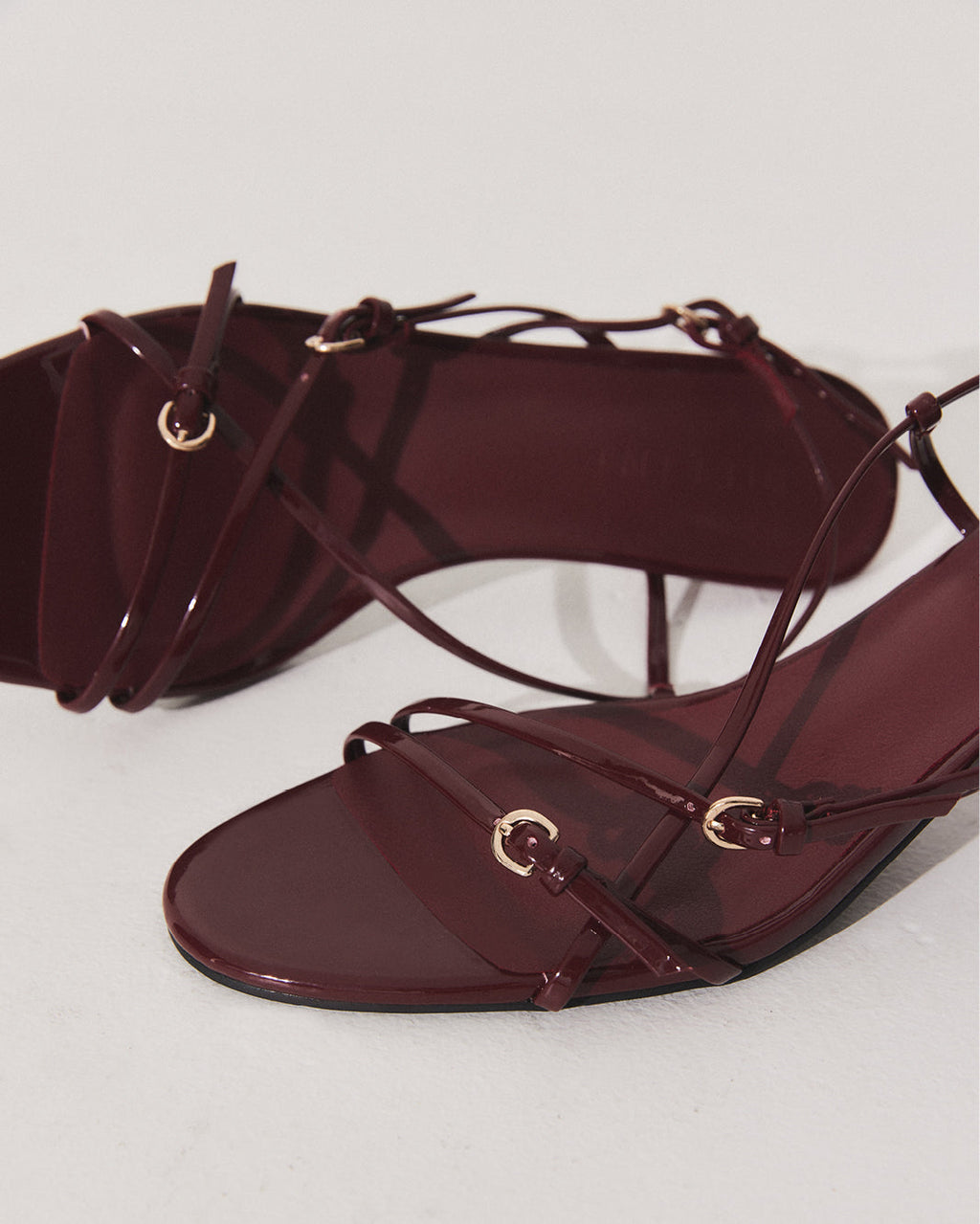FLOSSIE - CHERRY RED PATENT